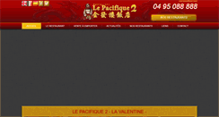 Desktop Screenshot of lepacifique2.com